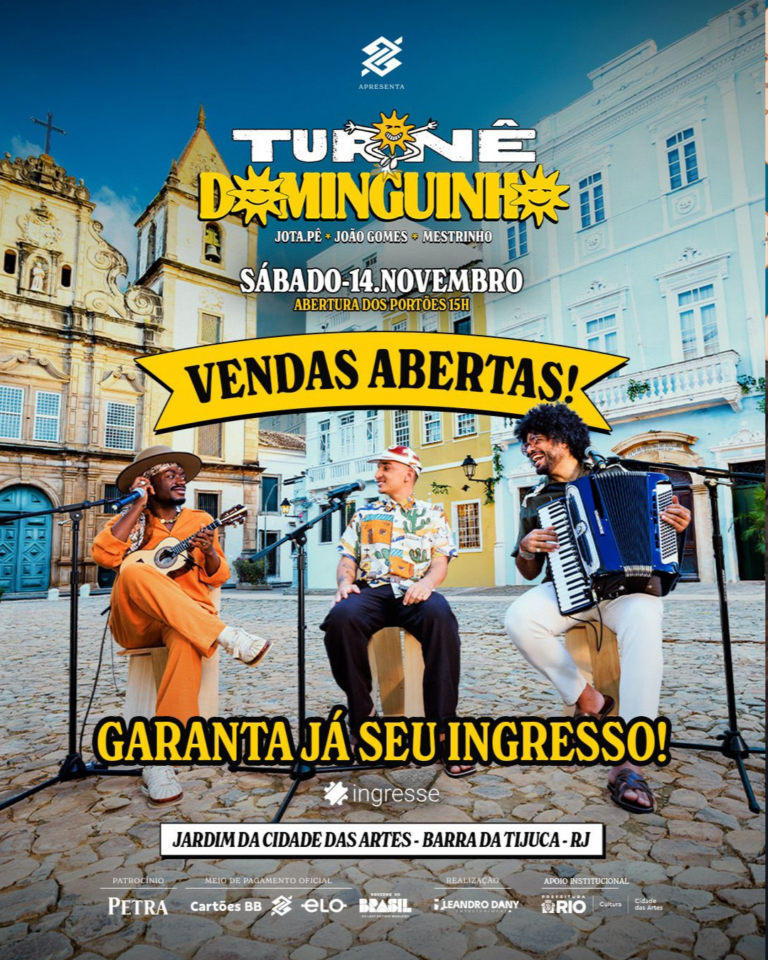 DOMINGUINHO JOÃO GOMES CUPOM DE DESCONTO CIDADE DAS ARTES