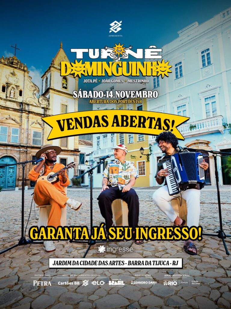 turnê dominguinho João Gomes desconto