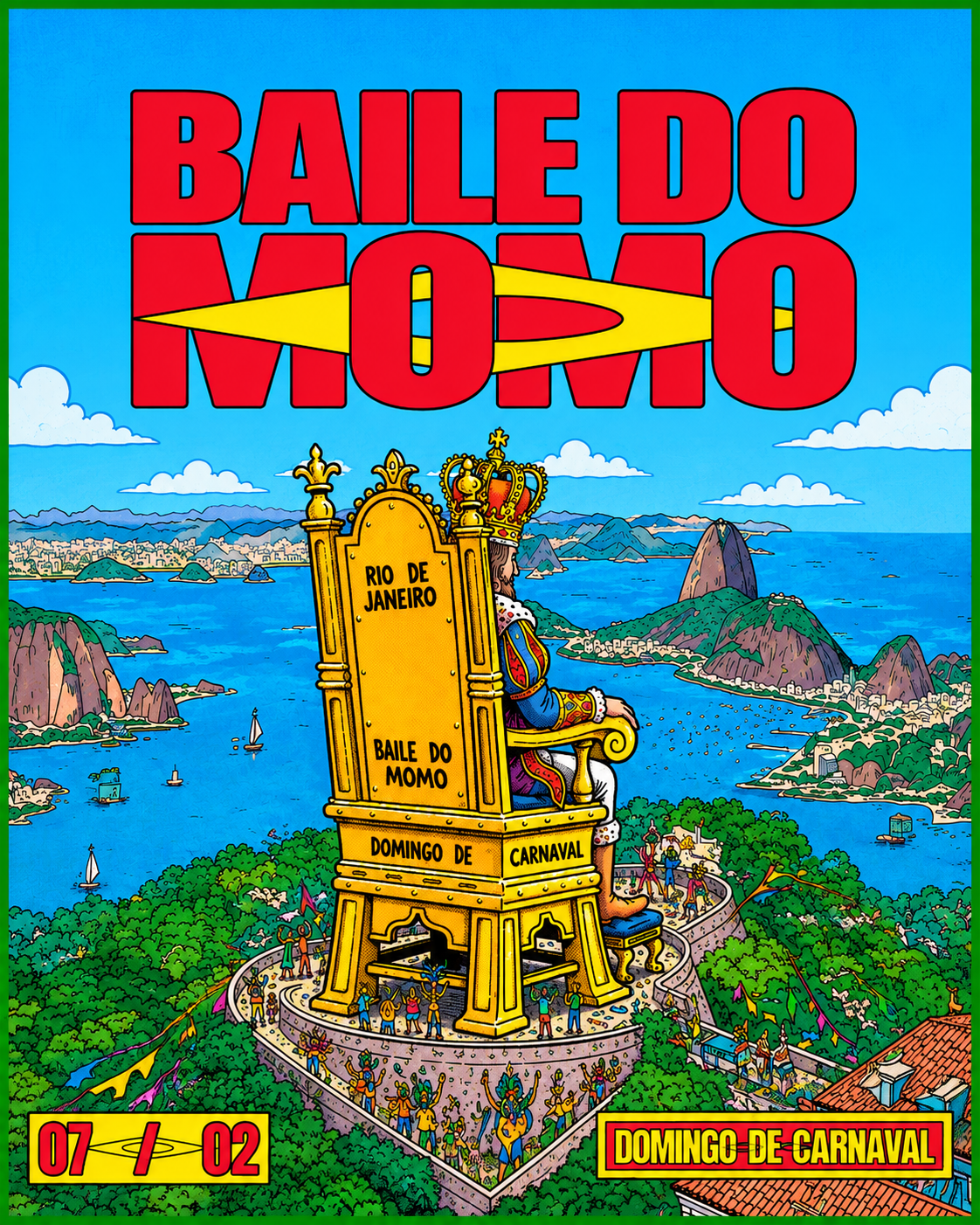 Baile do momo carnaval