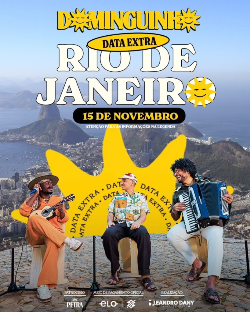 Dominguinho data extra 15 de novembro cupom de desconto